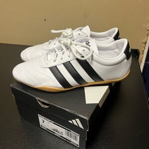 Adidas women’s White and Black Sneakers
